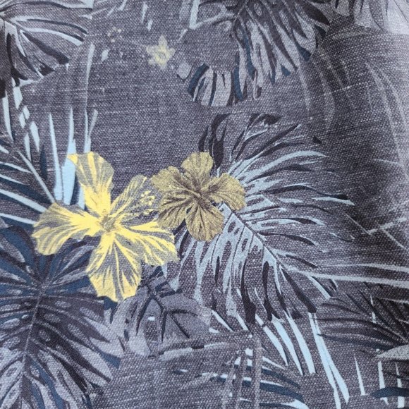 Travis Mathew Board Shorts Mens 40 Blue Floral Tropical Hawaiian Becan Ruins NEW - Picture 8 of 12